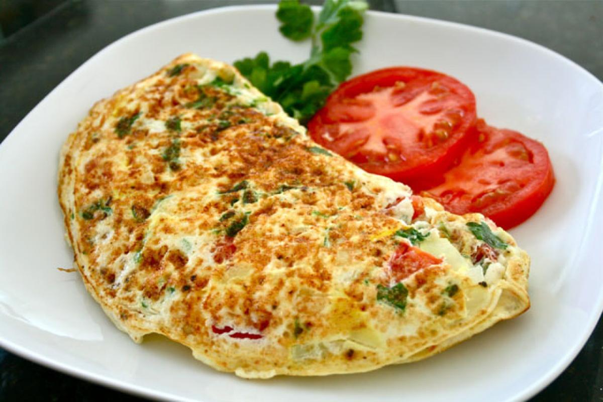 The perfect healthy omelette